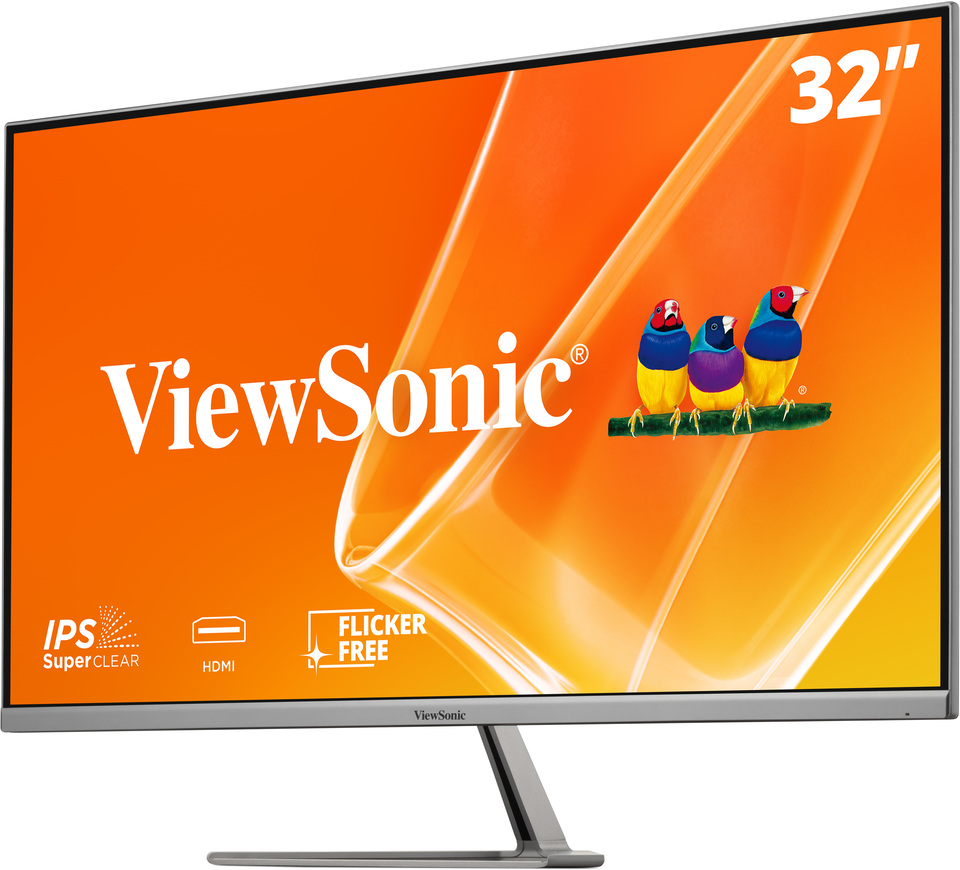 ViewSonic VX3276-2K-MHD-3 32” QHD Frameless Entertainment Monitor